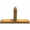 Ekena Millwork Portland Rough Sawn Timber Gable Bracket, Western Red Cedar, 60"W x 40"H x 6"D x 6"F, 16/12 Pitch GBW060X40X0606POR00RWR - alternate 4